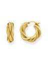 orecchini donna Thomas Sabo CR742-413-39 Bold - Gold-plated Hoop Earrings 20,0 mm Intertwined design Ladies