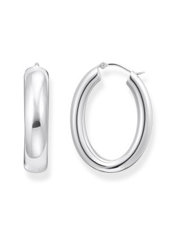 orecchini donna Thomas Sabo CR739-001-21 Bold - Silver Chunky Hoop Earrings 34,2 mm Ladies