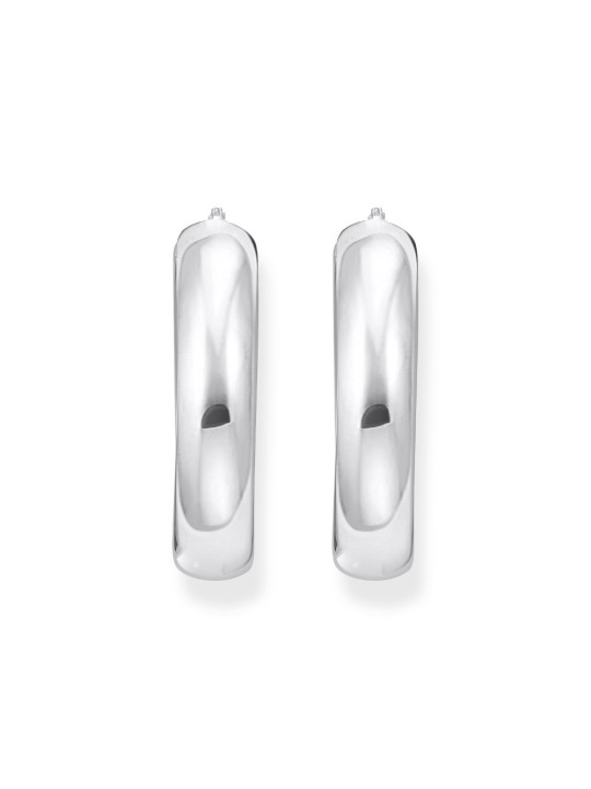 orecchini donna Thomas Sabo CR739-001-21 Bold - Silver Chunky Hoop Earrings 34,2 mm Ladies