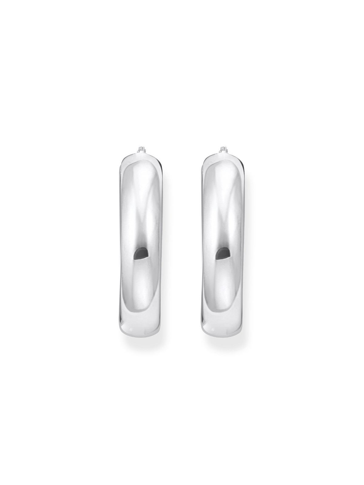 orecchini donna Thomas Sabo CR739-001-21 Bold - Silver Chunky Hoop Earrings 34,2 mm Ladies