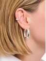 orecchini donna Thomas Sabo CR739-001-21 Bold - Silver Chunky Hoop Earrings 34,2 mm Ladies