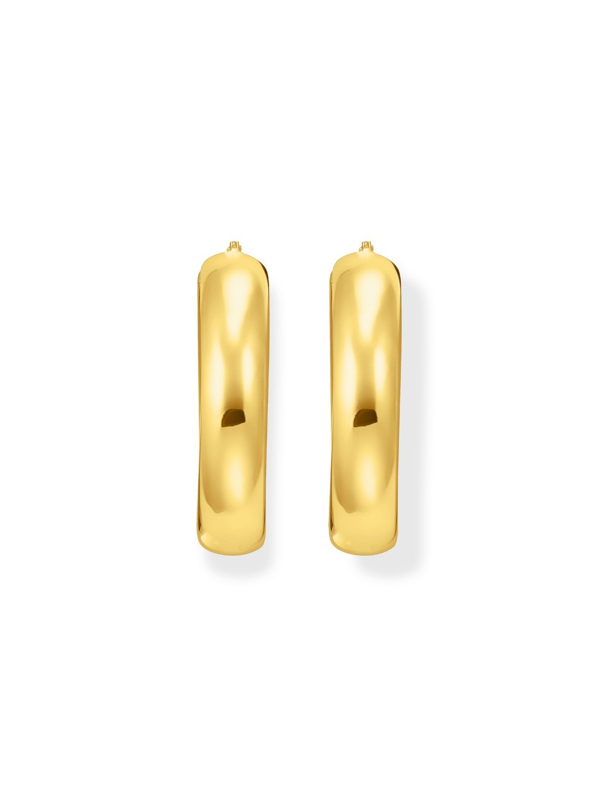 orecchini donna Thomas Sabo CR739-413-39 Bold - Gold-plated Chunky Hoop Earrings 34,2 mm Ladies
