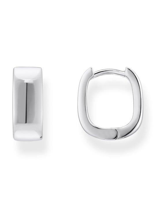 orecchini donna Thomas Sabo CR743-001-21 Bold - Silver Square Hoop Earrings 13,4 mm Ladies