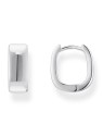 orecchini donna Thomas Sabo CR743-001-21 Bold - Silver Square Hoop Earrings 13,4 mm Ladies