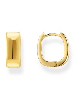 orecchini donna Thomas Sabo CR743-413-39 Bold - Gold-plated Square Hoop Earrings 13,4 mm Ladies