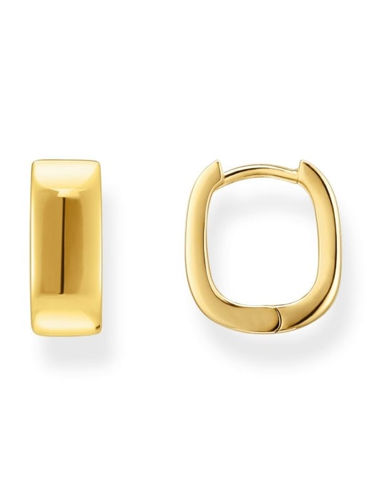 orecchini donna Thomas Sabo CR743-413-39 Bold - Gold-plated Square Hoop Earrings 13,4 mm Ladies