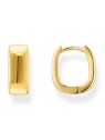 orecchini donna Thomas Sabo CR743-413-39 Bold - Gold-plated Square Hoop Earrings 13,4 mm Ladies