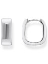 orecchini donna Thomas Sabo CR744-001-21 Bold - Silver Square Hoop Earrings 16,5 mm Ladies