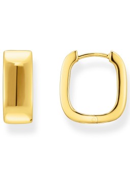 orecchini donna Thomas Sabo CR744-413-39 Bold - Gold-plated Square Hoop Earrings 16,5 mm Ladies