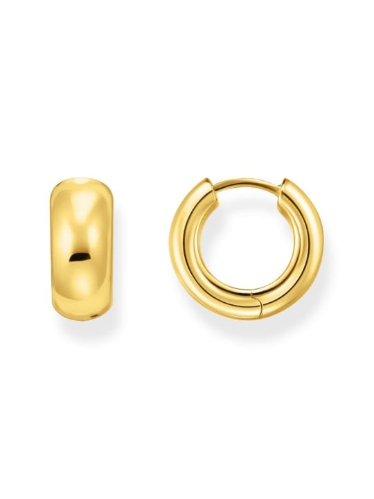 orecchini donna Thomas Sabo CR741-413-39 Bold - Gold-plated Mini-Chunky Hoop Earrings 16,0 mm Ladies