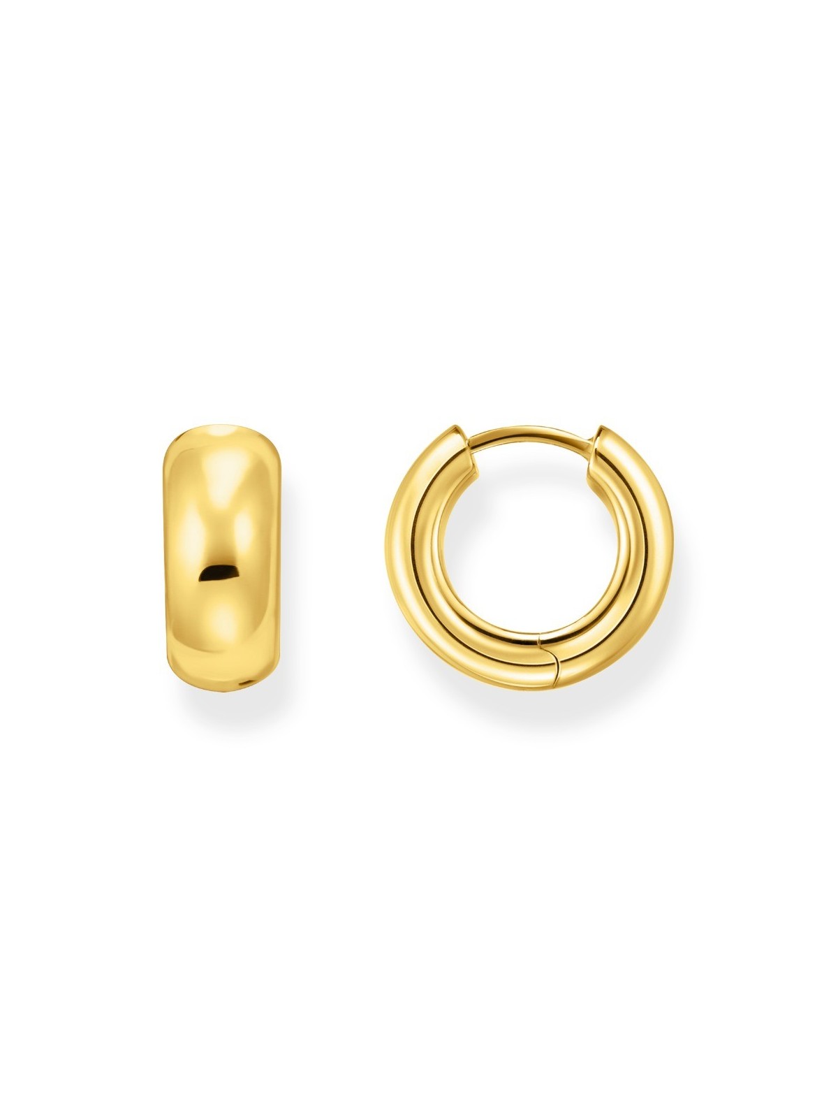 orecchini donna Thomas Sabo CR741-413-39 Bold - Gold-plated Mini-Chunky Hoop Earrings 16,0 mm Ladies