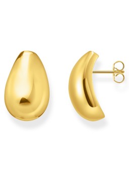 orecchini donna Thomas Sabo H2308-413-39 Bold - Gold-plated Teardrop Ear Studs 21,5 mm Ladies
