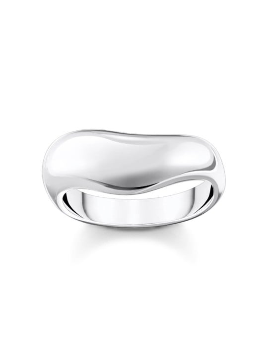 anello donna Thomas Sabo TR2473-001-21-54 Bold - Silver Ring in curved shape Ladies