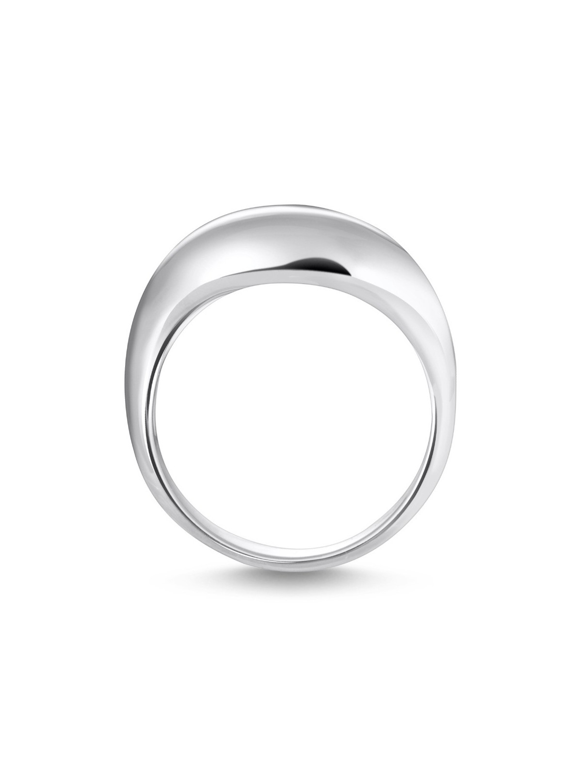 anello donna Thomas Sabo TR2473-001-21-54 Bold - Silver Ring in curved shape Ladies