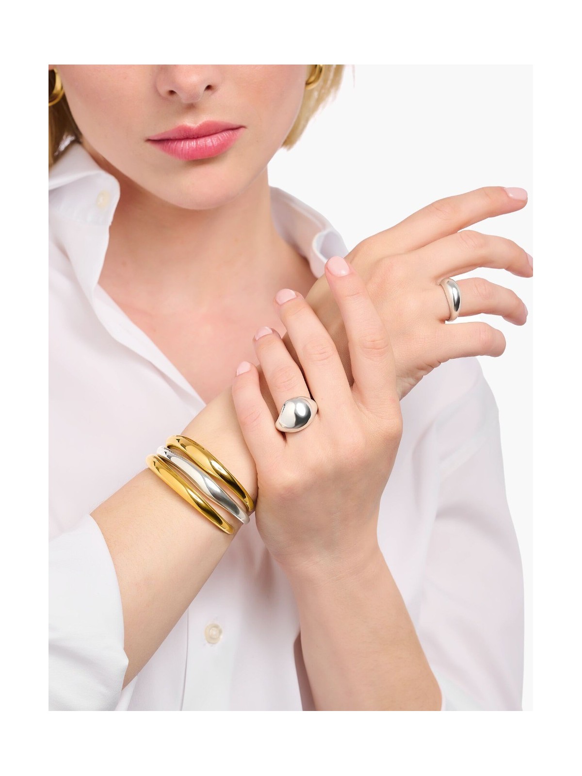 anello donna Thomas Sabo TR2470-001-21-56 Bold - Silver Ring in organic drop shape Ladies