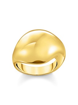 anello donna Thomas Sabo TR2470-413-39-56 Bold - Gold-plated Ring in organic drop shape Ladies