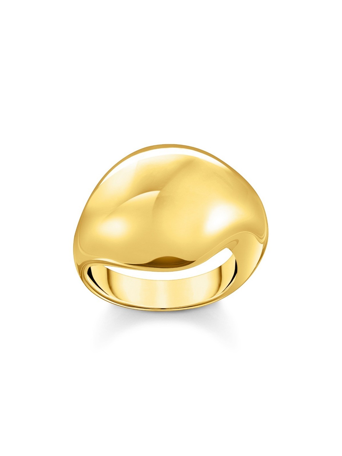 anello donna Thomas Sabo TR2470-413-39-56 Bold - Gold-plated Ring in organic drop shape Ladies