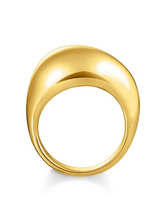 anello donna Thomas Sabo TR2470-413-39-56 Bold - Gold-plated Ring in organic drop shape Ladies
