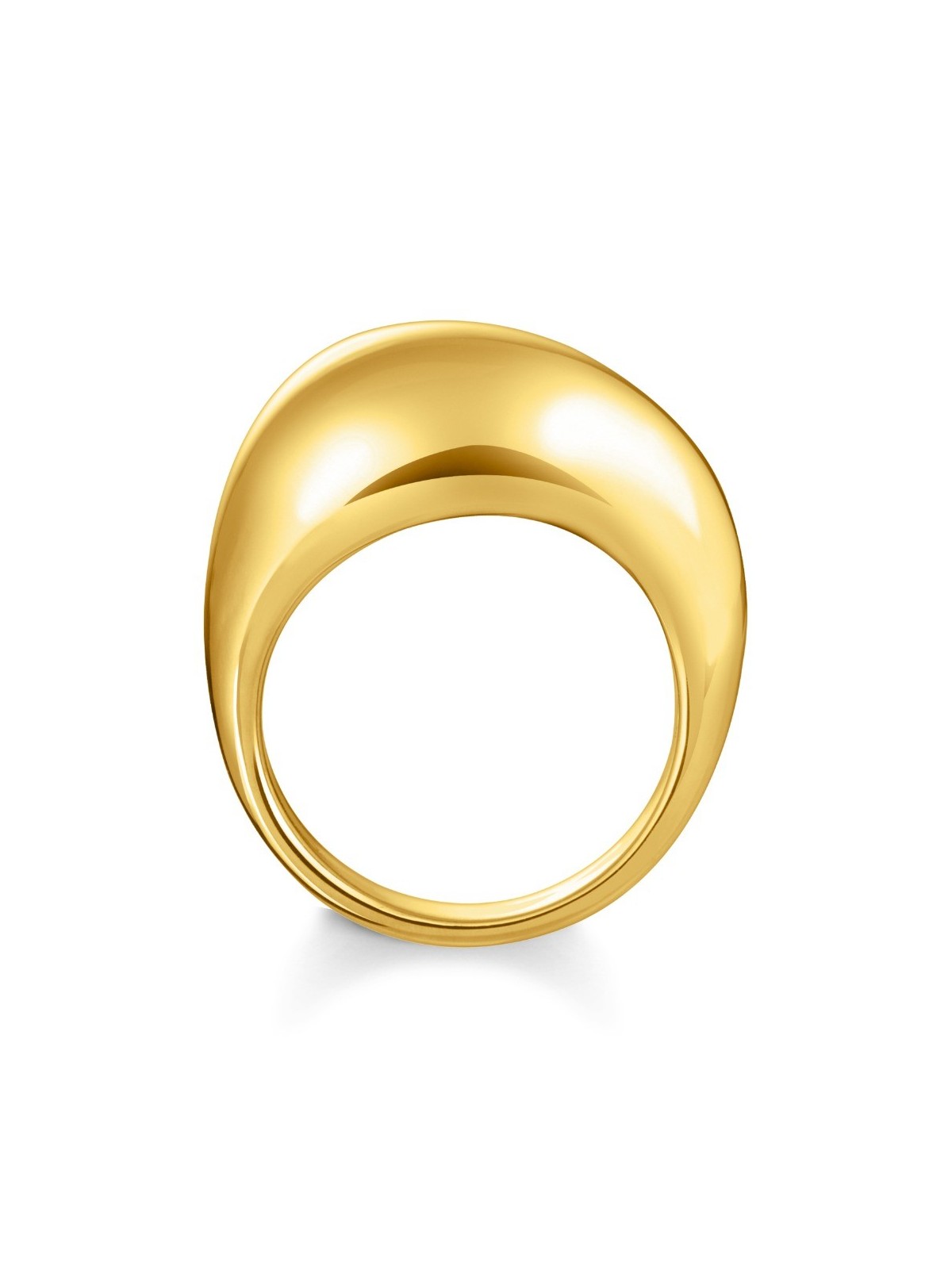 anello donna Thomas Sabo TR2470-413-39-56 Bold - Gold-plated Ring in organic drop shape Ladies