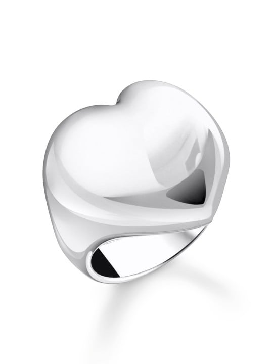 anello donna Thomas Sabo TR2471-001-21-56 Bold - Silver Ring in Heart Shape Ladies