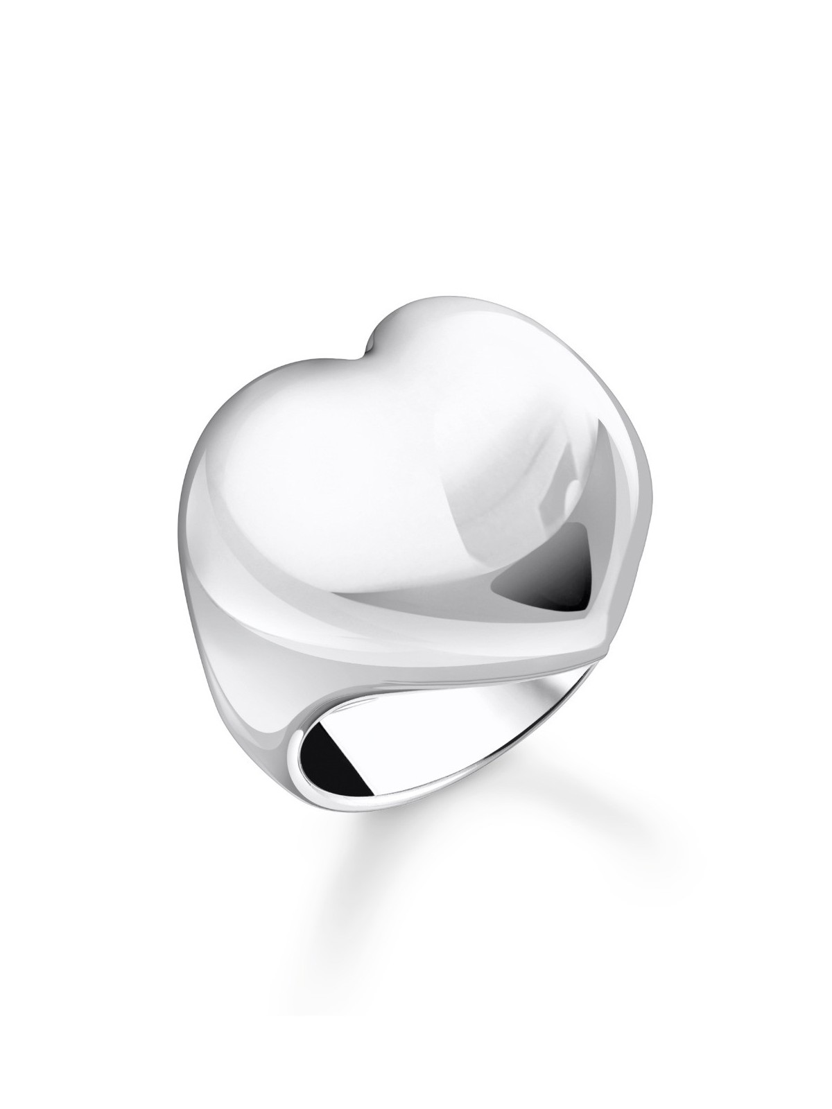 anello donna Thomas Sabo TR2471-001-21-56 Bold - Silver Ring in Heart Shape Ladies