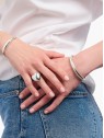 anello donna Thomas Sabo TR2471-001-21-56 Bold - Silver Ring in Heart Shape Ladies