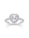 anello donna Thomas Sabo TR2477-051-14-56 Silver Halo-Ring in Heart Shape with white Zirconia Ladies