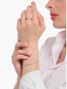 anello donna Thomas Sabo TR2474-051-9-56 Silver Ring with pink Stone in Brilliant-cut Ladies