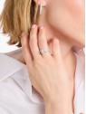 anello donna Thomas Sabo TR2476-051-14-54 Silver Ring with white Stone in Heart Shape Ladies