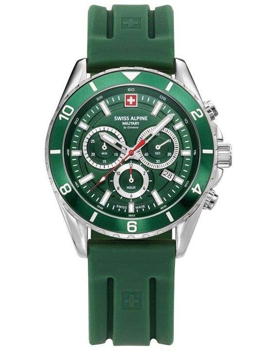 orologio uomo Swiss Alpine Military 7034.9834 Mens Watch Sierra Chronograph 43mm 10ATM
