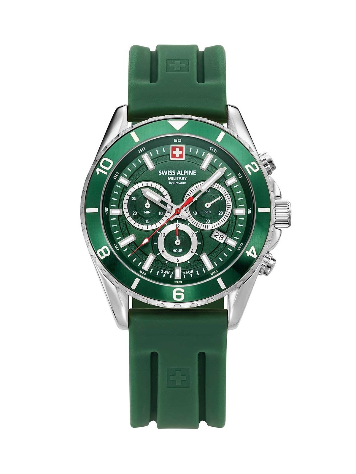 orologio uomo Swiss Alpine Military 7034.9834 Mens Watch Sierra Chronograph 43mm 10ATM
