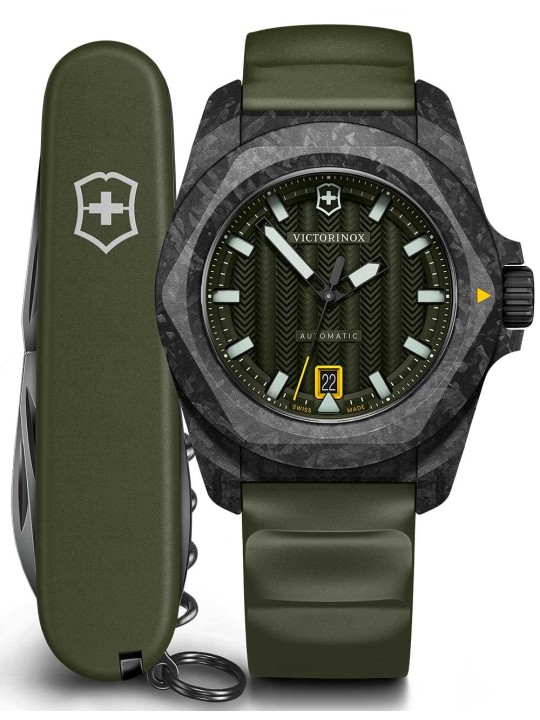 orologio uomo Victorinox 242021.1 Mens Watch I.N.O.X. Carbon Automatic 41mm 20ATM