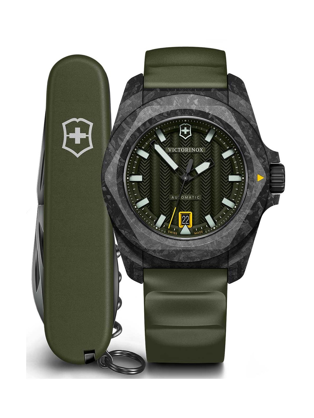 orologio uomo Victorinox 242021.1 Mens Watch I.N.O.X. Carbon Automatic 41mm 20ATM