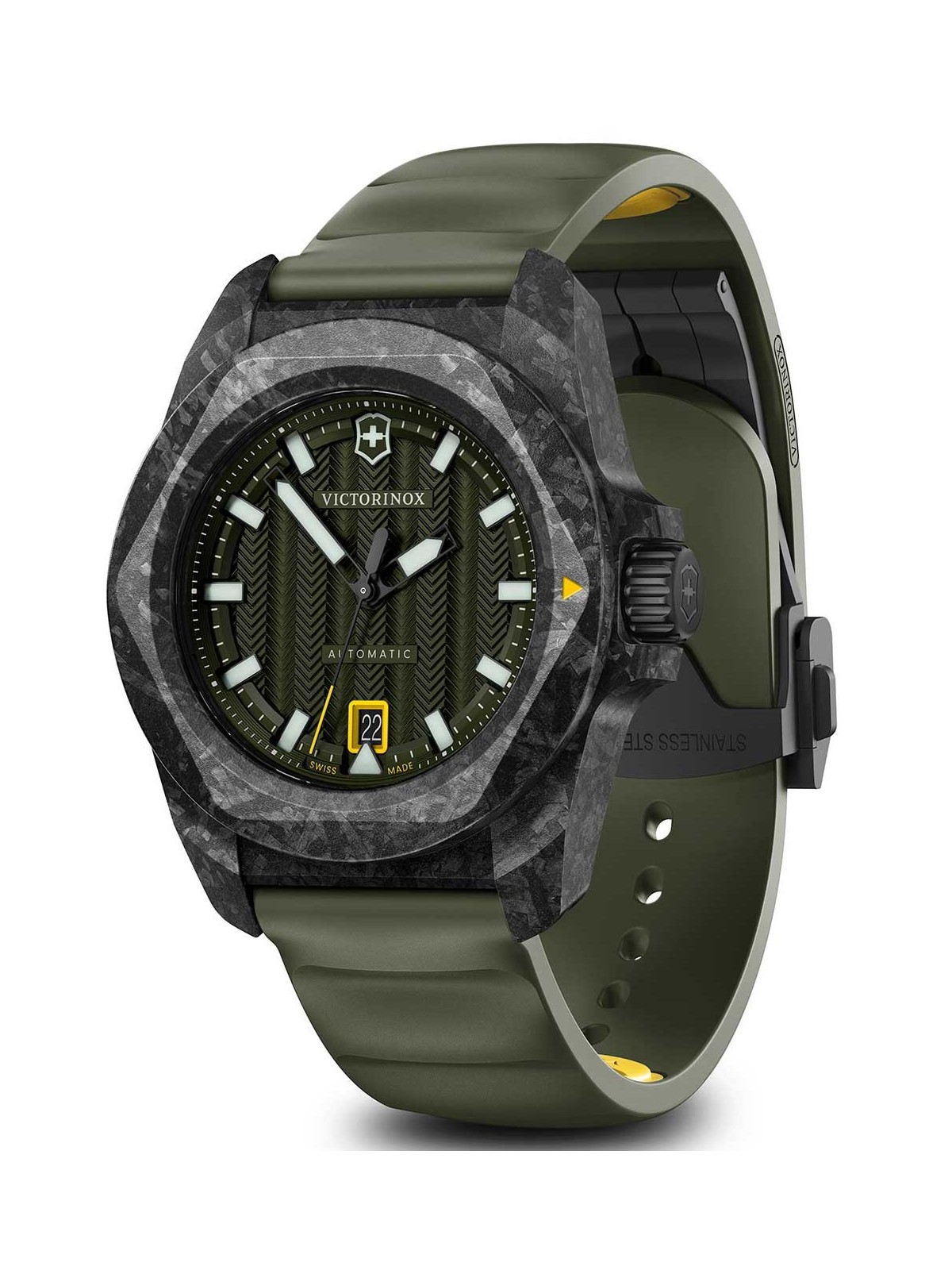 orologio uomo Victorinox 242021.1 Mens Watch I.N.O.X. Carbon Automatic 41mm 20ATM