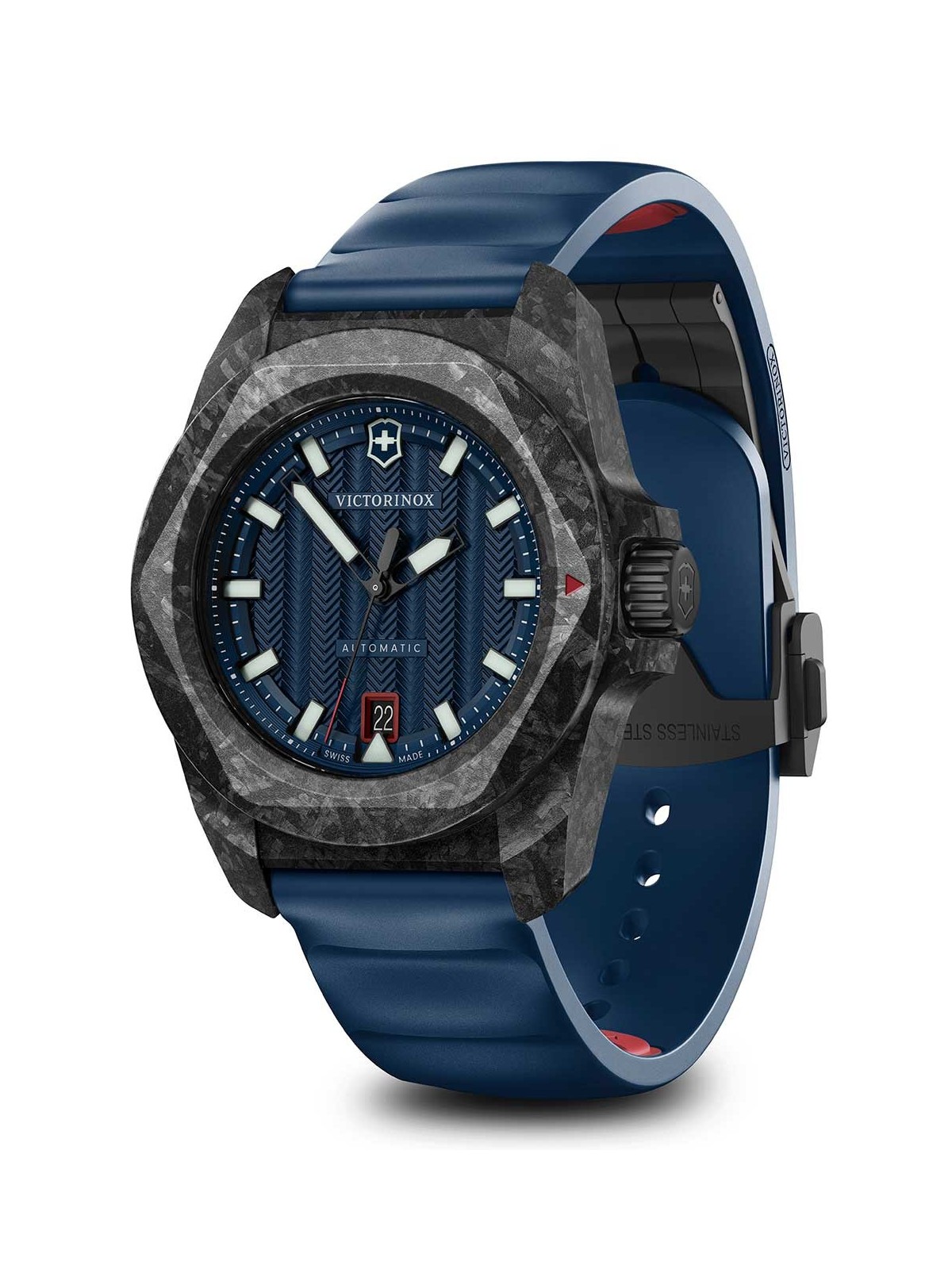 orologio uomo Victorinox 242022.1 Mens Watch I.N.O.X. Carbon Automatic 41mm 20ATM