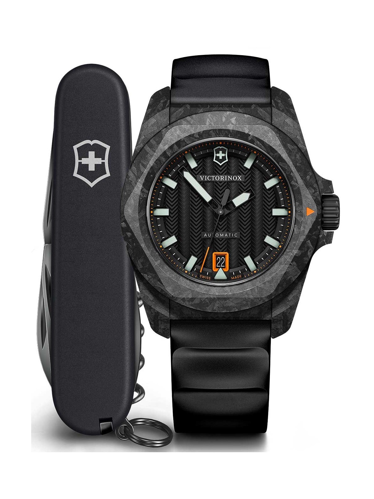 orologio uomo Victorinox 242023.1 Mens Watch I.N.O.X. Carbon Automatic 41mm 20ATM