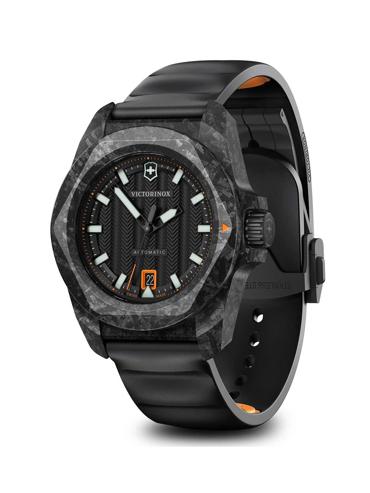 orologio uomo Victorinox 242023.1 Mens Watch I.N.O.X. Carbon Automatic 41mm 20ATM