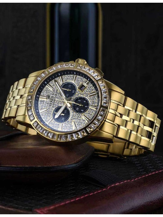 orologio uomo Louis XVI XLXVI1130 Mens Watch Majesté Iced Out Baguette 43mm 5ATM