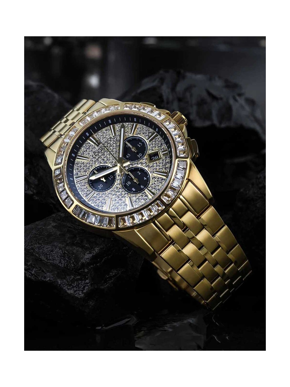 orologio uomo Louis XVI XLXVI1130 Mens Watch Majesté Iced Out Baguette 43mm 5ATM