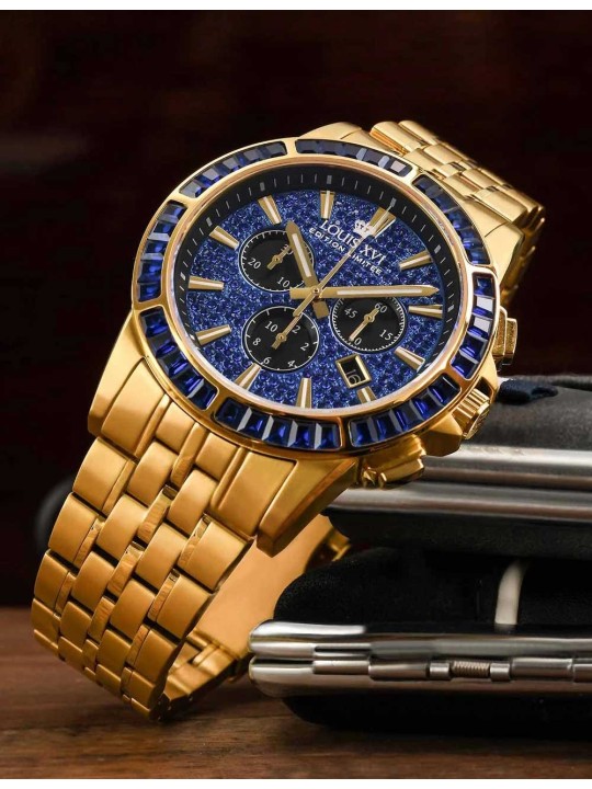 orologio uomo Louis XVI XLXVI1132 Mens Watch Majesté Iced Out Baguette 43mm 5ATM