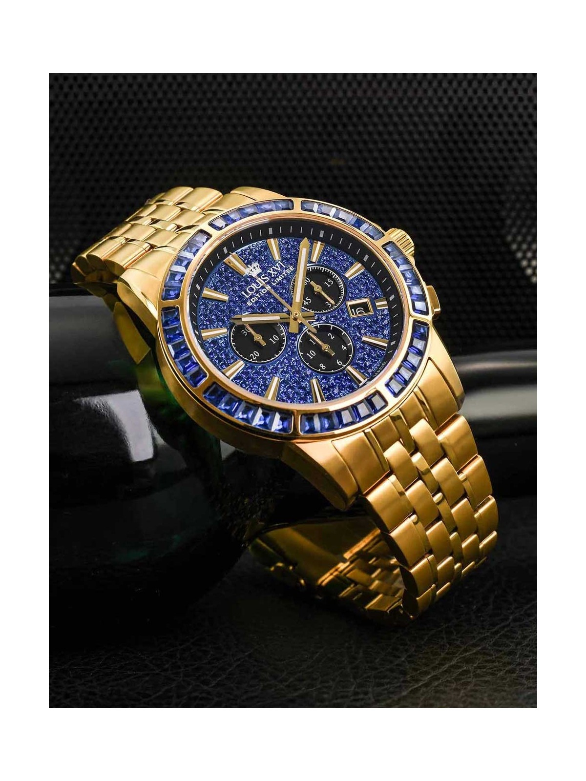 orologio uomo Louis XVI XLXVI1132 Mens Watch Majesté Iced Out Baguette 43mm 5ATM