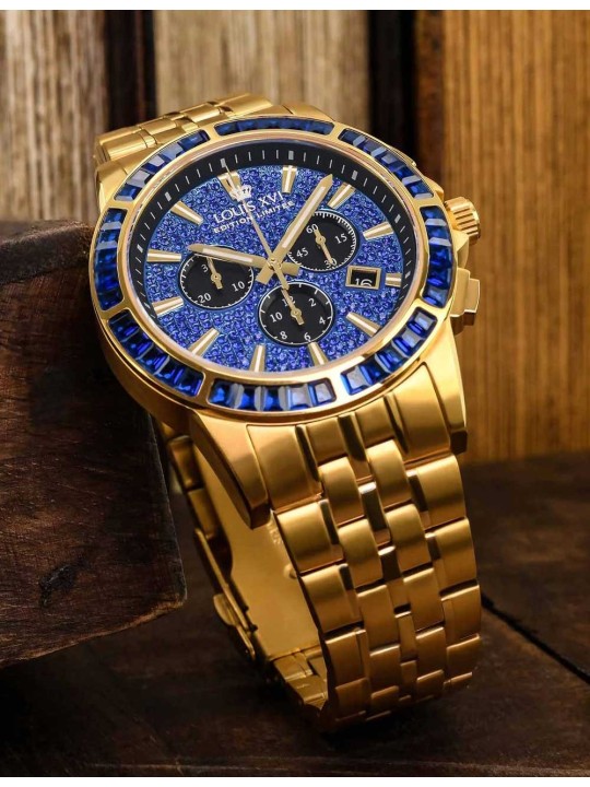 orologio uomo Louis XVI XLXVI1132 Mens Watch Majesté Iced Out Baguette 43mm 5ATM