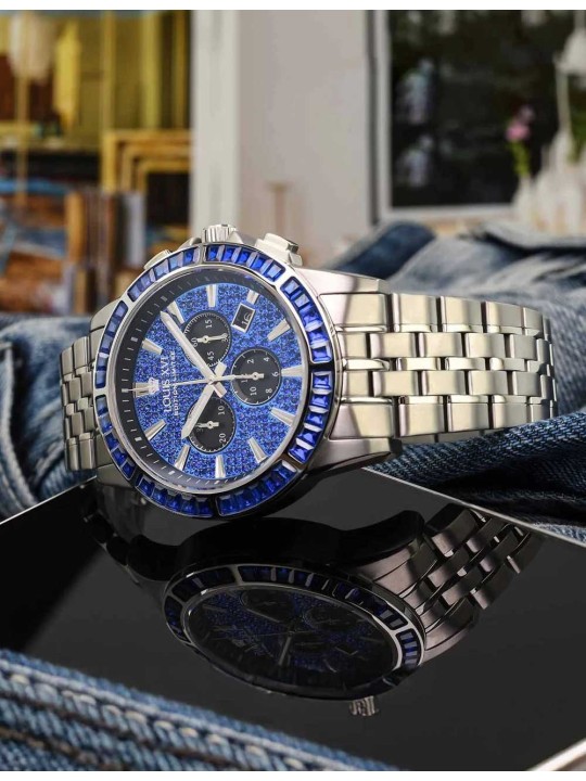 orologio uomo Louis XVI XLXVI1133 Mens Watch Majesté Iced Out Baguette 43mm 5ATM