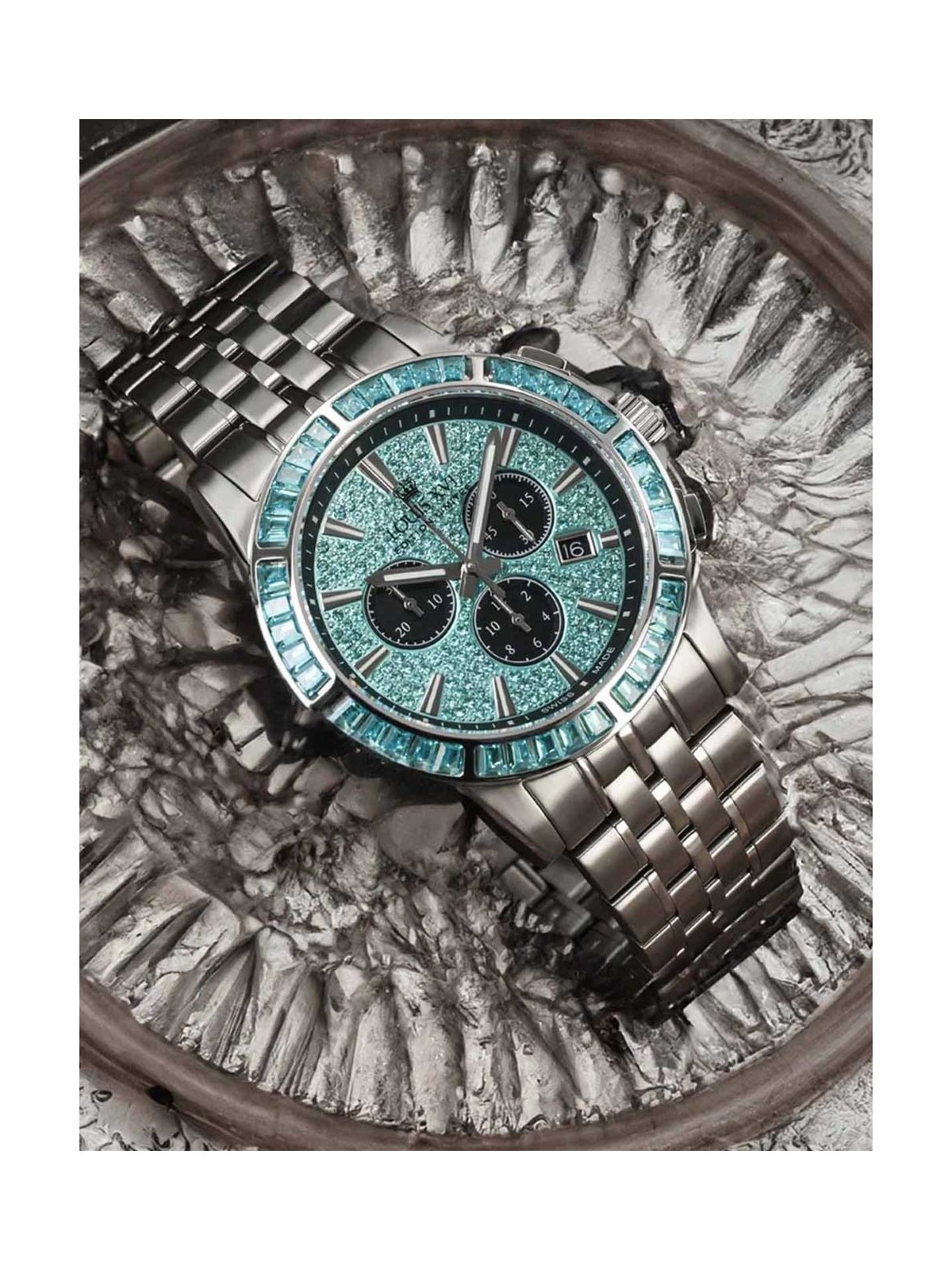 orologio uomo Louis XVI XLXVI1135 Mens Watch Majesté Iced Out Baguette 43mm 5ATM