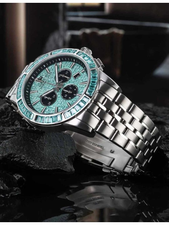 orologio uomo Louis XVI XLXVI1135 Mens Watch Majesté Iced Out Baguette 43mm 5ATM