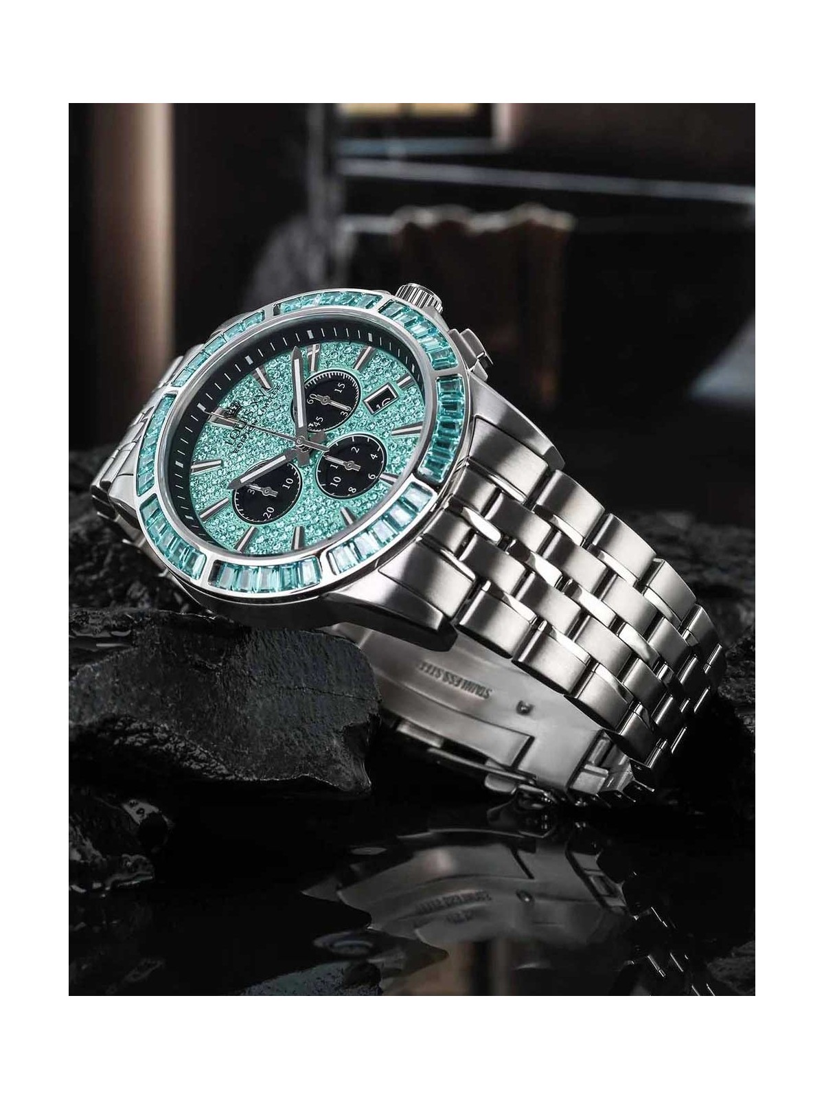 orologio uomo Louis XVI XLXVI1135 Mens Watch Majesté Iced Out Baguette 43mm 5ATM