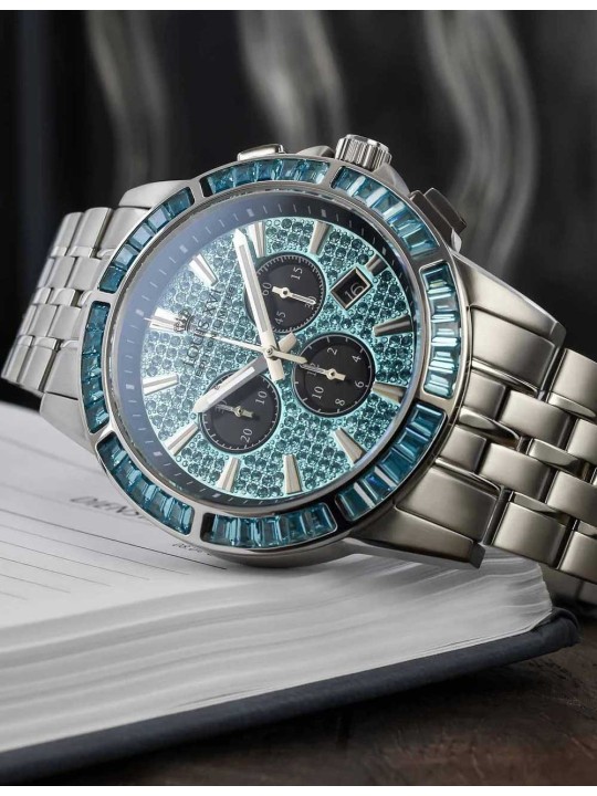 orologio uomo Louis XVI XLXVI1135 Mens Watch Majesté Iced Out Baguette 43mm 5ATM