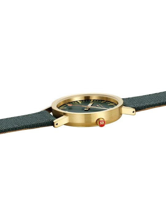 orologio donna Mondaine A660.30314.60SBS Ladies Watch Classic Green And Gold 36mm 3ATM