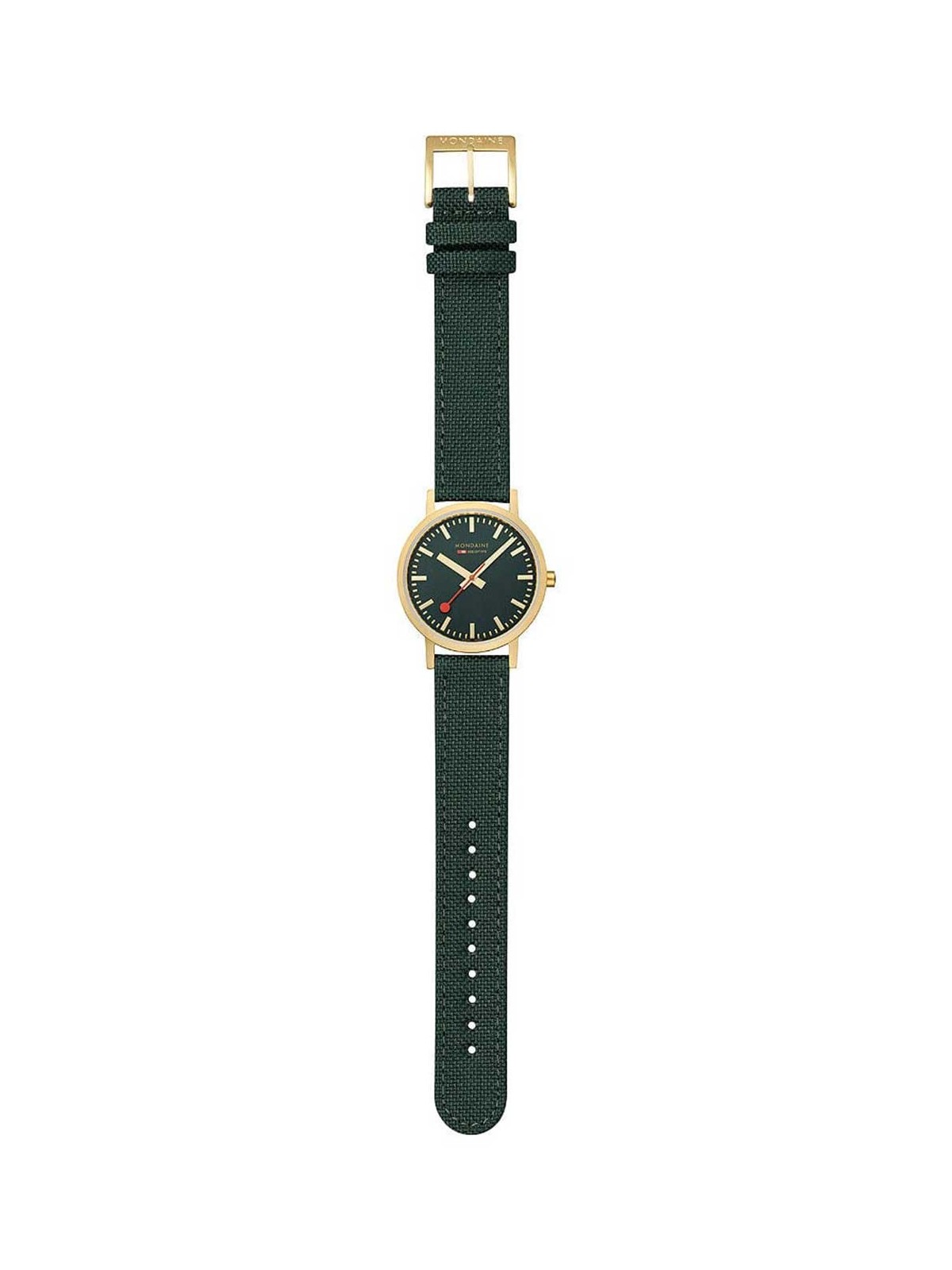 orologio donna Mondaine A660.30314.60SBS Ladies Watch Classic Green And Gold 36mm 3ATM