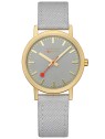 orologio donna Mondaine A660.30314.80SBU Ladies Watch Classic Gray And Gold 36mm 3ATM